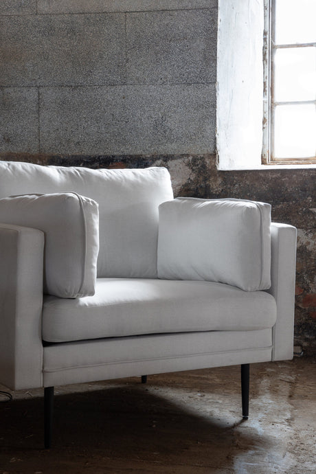 Boom Sessel - weiß/Polyester - Sessel - ALVAHOME