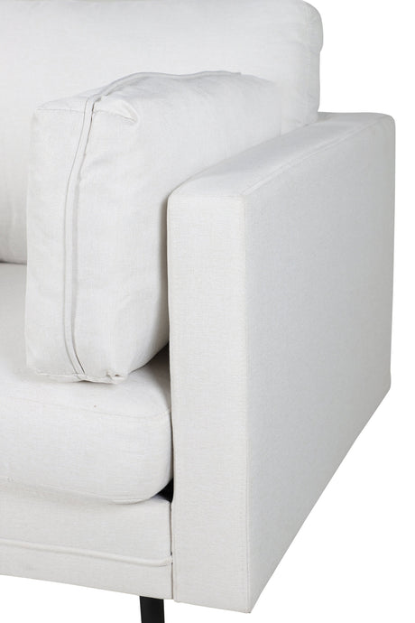 Boom Sessel - weiß/Polyester - Sessel - ALVAHOME
