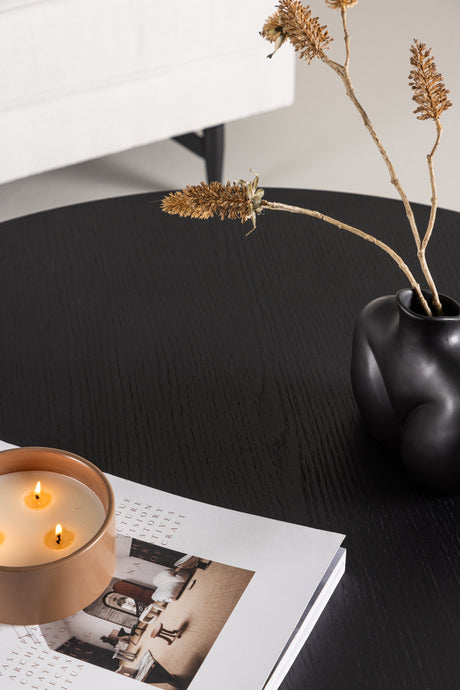 Bootcut Couchtisch - schwarz/MDF - Couchtische - ALVAHOME