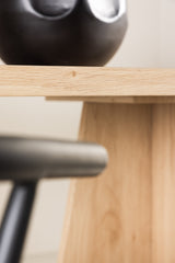 Bootcut ovaler Esstisch - natur/MDF - Ovale Esstische - ALVAHOME