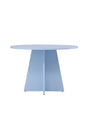 Bootcut runder Esstisch - blau/MDF - Runde Esstische - ALVAHOME