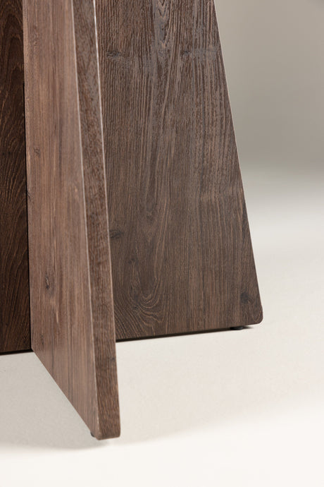 Bootcut runder Esstisch - mokka/MDF - Runde Esstische - ALVAHOME