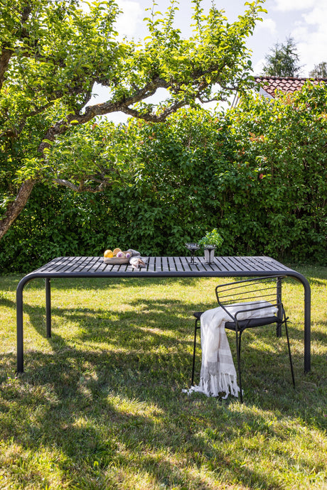 Borneo Outdoor - Esstisch rechteckig - anthrazit/Aluminum - Outdoor - Esstische (rechteckig) - ALVAHOME
