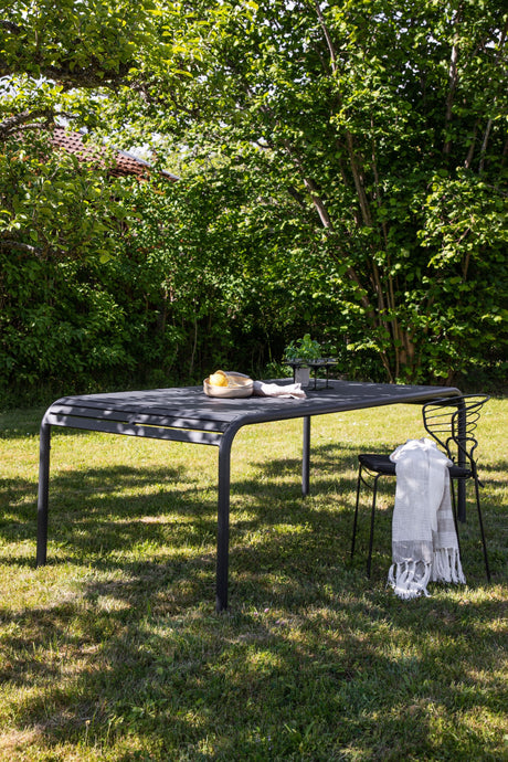 Borneo Outdoor - Esstisch rechteckig - anthrazit/Aluminum - Outdoor - Esstische (rechteckig) - ALVAHOME