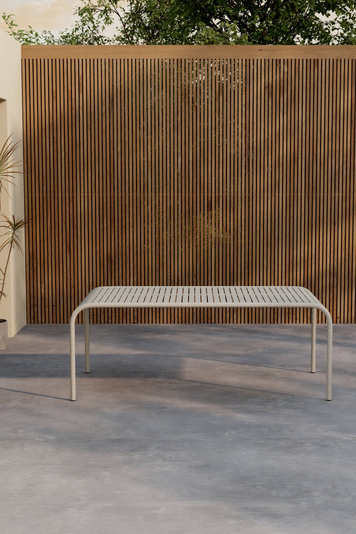Borneo Outdoor - Esstisch rechteckig - beige/Aluminum - Outdoor - Esstische (rechteckig) - ALVAHOME
