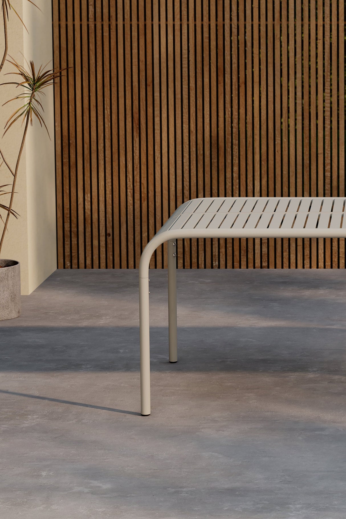 Borneo Outdoor - Esstisch rechteckig - beige/Aluminum - Outdoor - Esstische (rechteckig) - ALVAHOME