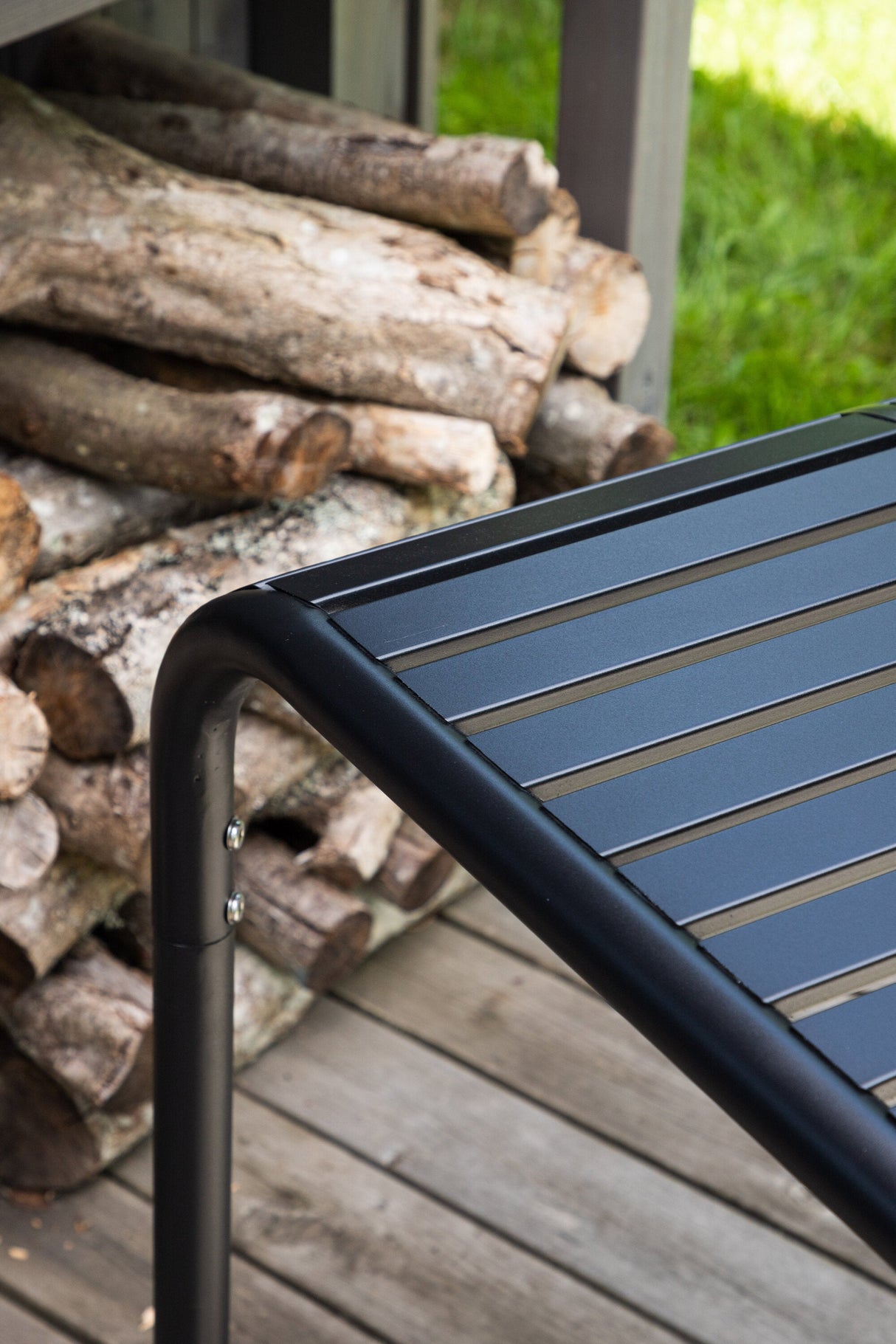 Borneo Outdoor - Tisch - schwarz/Aluminum - Outdoor - Tische - ALVAHOME
