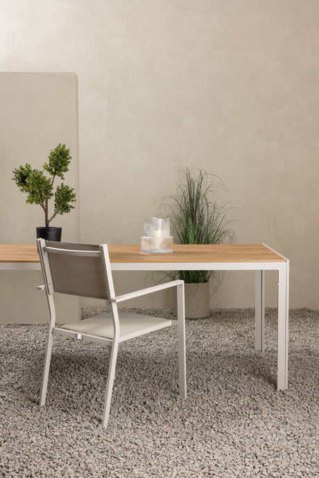 Break Outdoor - Esstisch rechteckig - beige/Aluminum - Outdoor - Esstische (rechteckig) - ALVAHOME
