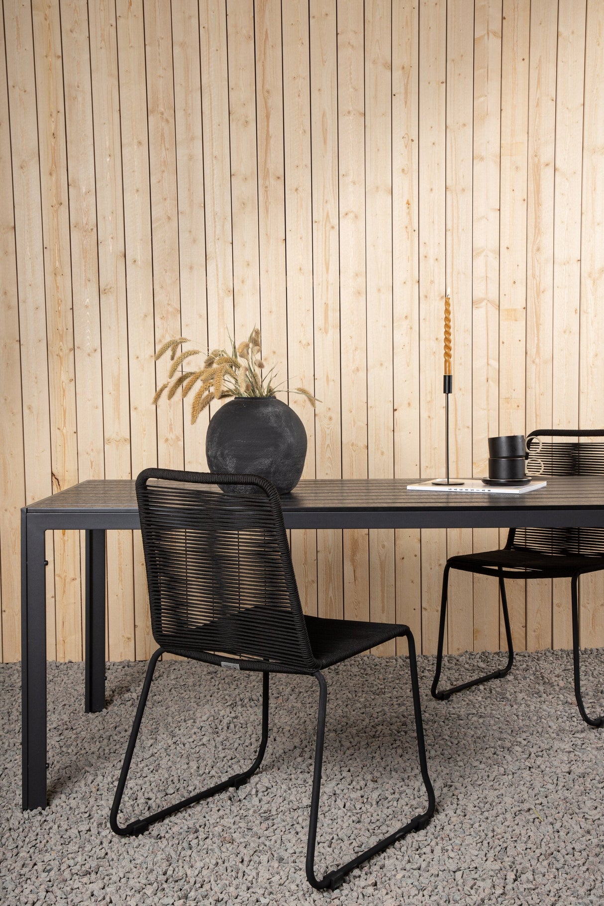 Break Outdoor - Esstisch rechteckig - schwarz/Aintwood - Outdoor - Esstische (rechteckig) - ALVAHOME
