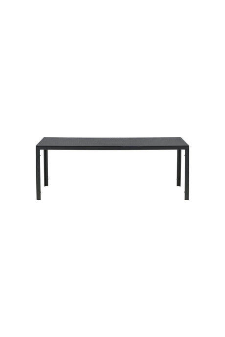 Break Outdoor - Esstisch rechteckig - schwarz/Aintwood - Outdoor - Esstische (rechteckig) - ALVAHOME