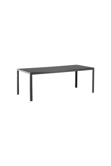 Break Outdoor - Esstisch rechteckig - schwarz/Aintwood - Outdoor - Esstische (rechteckig) - ALVAHOME