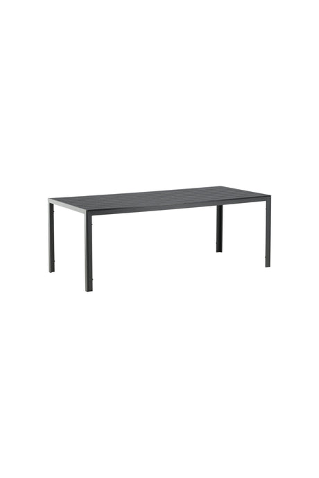Break Outdoor - Esstisch rechteckig - schwarz/Aintwood - Outdoor - Esstische (rechteckig) - ALVAHOME