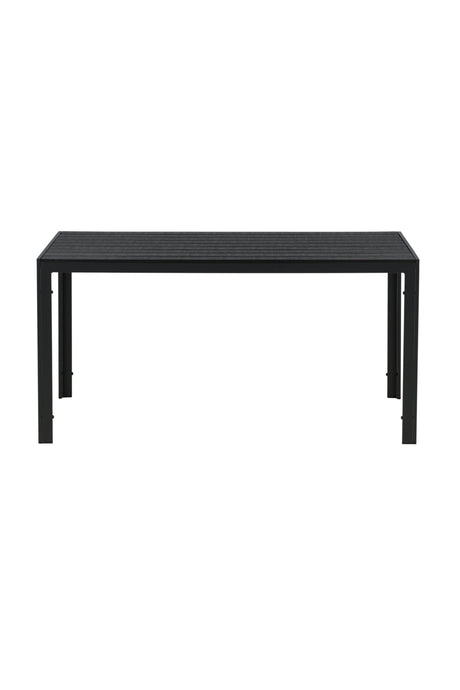 Break Outdoor - Esstisch rechteckig - schwarz/Aluminum - Outdoor - Esstische (rechteckig) - ALVAHOME