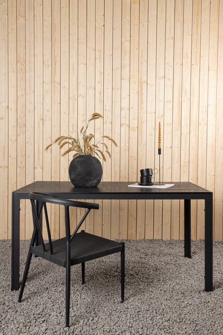 Break Outdoor - Esstisch rechteckig - schwarz/Aluminum - Outdoor - Esstische (rechteckig) - ALVAHOME