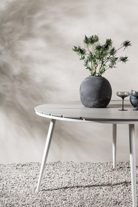 Break Outdoor - Esstisch rund - grau/Aluminum - Outdoor - Esstische (rund) - ALVAHOME