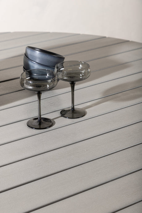 Break Outdoor - Esstisch rund - grau/Aluminum - Outdoor - Esstische (rund) - ALVAHOME