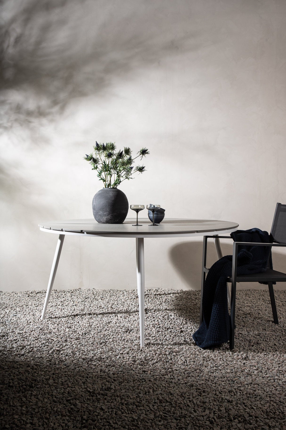 Break Outdoor - Esstisch rund - grau/Aluminum - Outdoor - Esstische (rund) - ALVAHOME