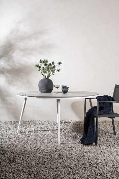 Break Outdoor - Esstisch rund - grau/Aluminum - Outdoor - Esstische (rund) - ALVAHOME