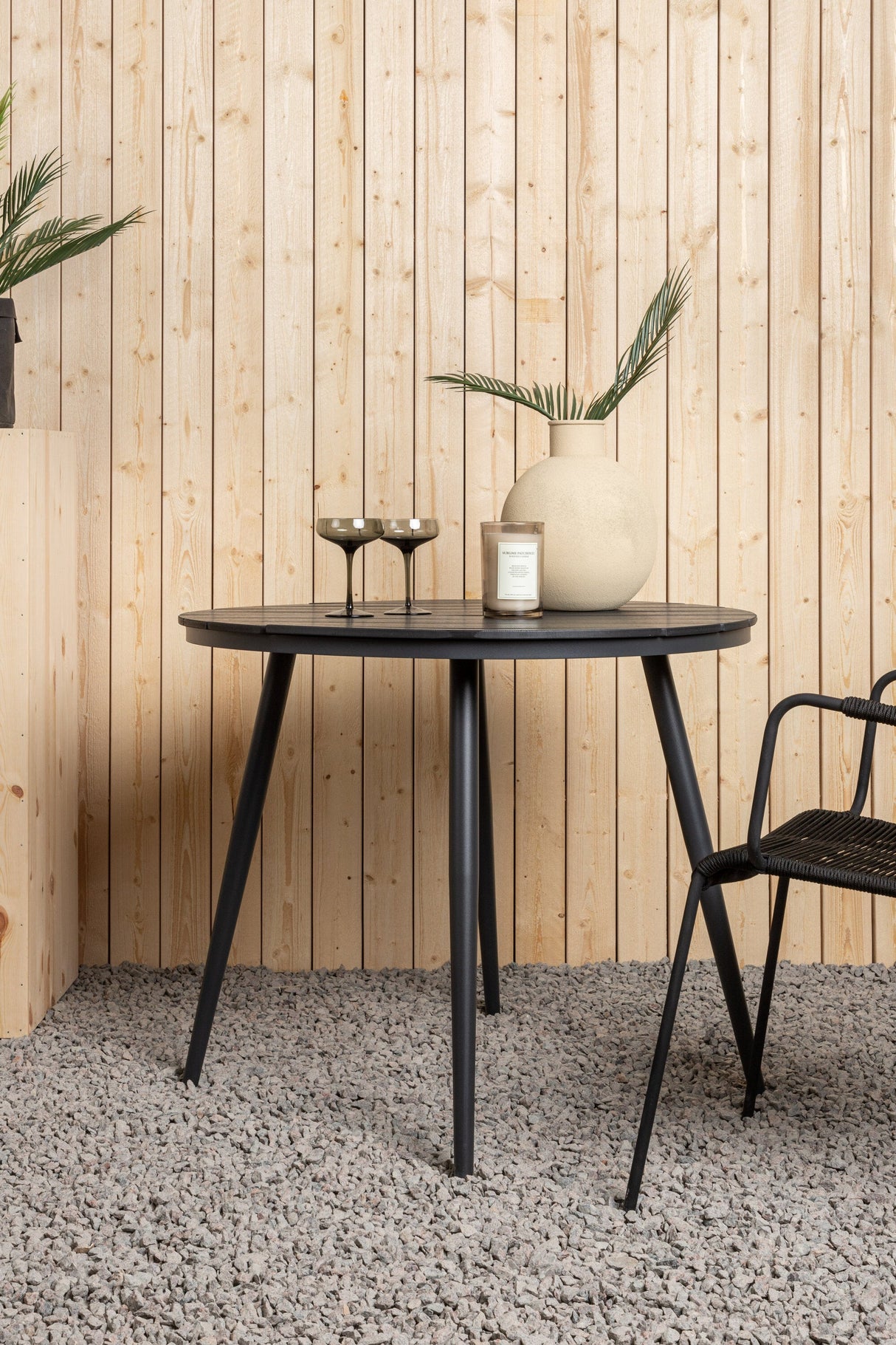 Break Outdoor - Esstisch rund - schwarz/Aluminum - Outdoor - Esstische (rund) - ALVAHOME