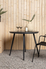 Break Outdoor - Esstisch rund - schwarz/Aluminum - Outdoor - Esstische (rund) - ALVAHOME