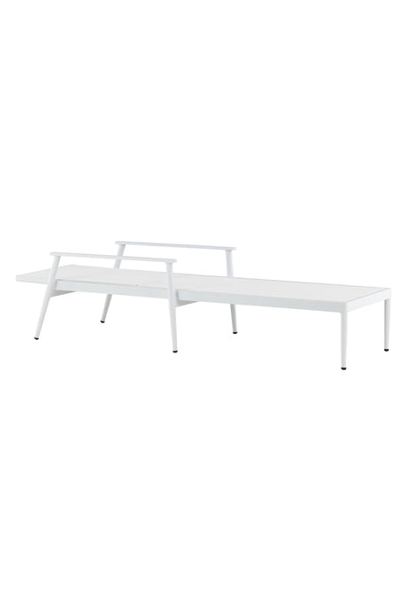 Break Outdoor Sun - Lounge - weiß/Aluminum - Outdoor Sun - Lounges - ALVAHOME
