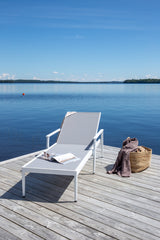 Break Outdoor Sun - Lounge - weiß/Textilien - Outdoor Sun - Lounges - ALVAHOME