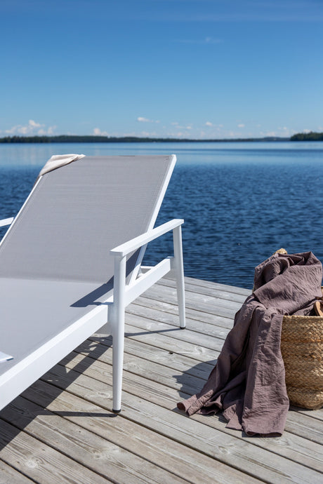 Break Outdoor Sun - Lounge - weiß/Textilien - Outdoor Sun - Lounges - ALVAHOME
