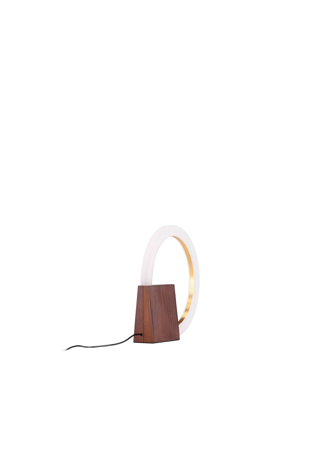 Brive Tischlampe - walnuss/Holz - Tischlampen - ALVAHOME