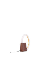 Brive Tischlampe - walnuss/Holz - Tischlampen - ALVAHOME