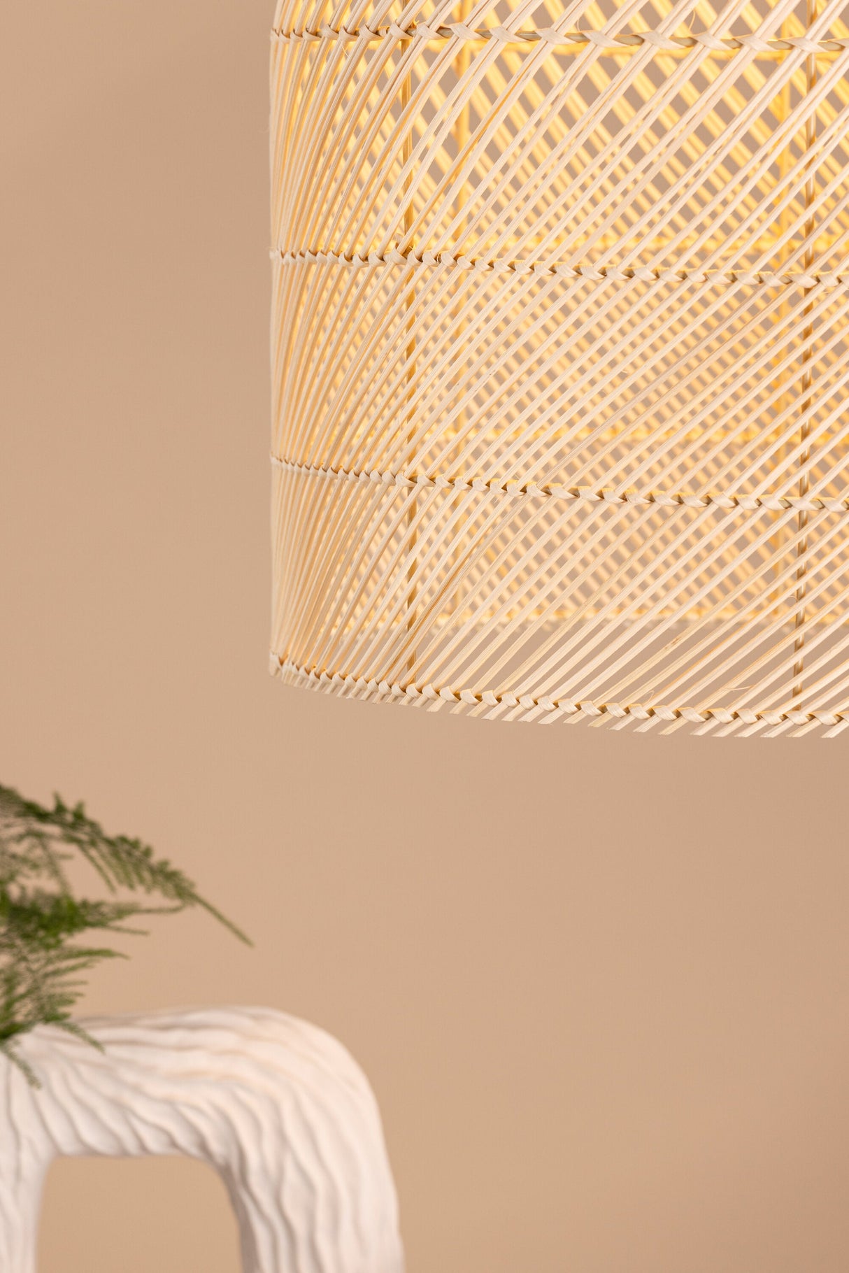Brivela Pendelleuchte - natur/Rattan - Pendelleuchten - ALVAHOME
