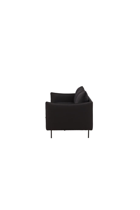 Brunskär 3 - Sitzer Sofa - schwarz/Polyester - 3 - Sitzer Sofas - ALVAHOME