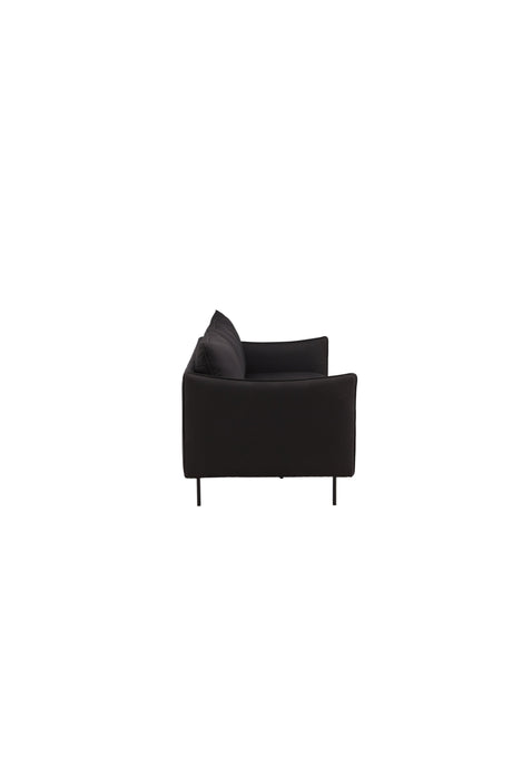 Brunskär 3 - Sitzer Sofa - schwarz/Polyester - 3 - Sitzer Sofas - ALVAHOME