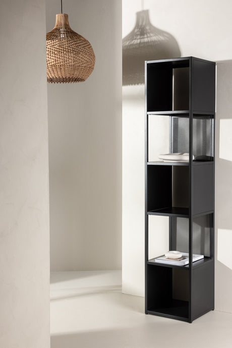 Buenos Aires Regal - schwarz/Stahl - Regale - ALVAHOME