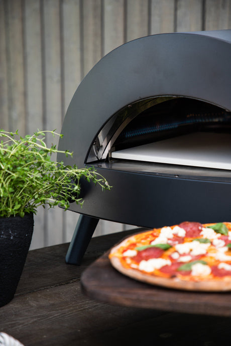 Bukom Pizzaofen - schwarz/Stahl - Pizzaöfen - ALVAHOME