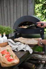 Bukom Pizzaofen - schwarz/Stahl - Pizzaöfen - ALVAHOME