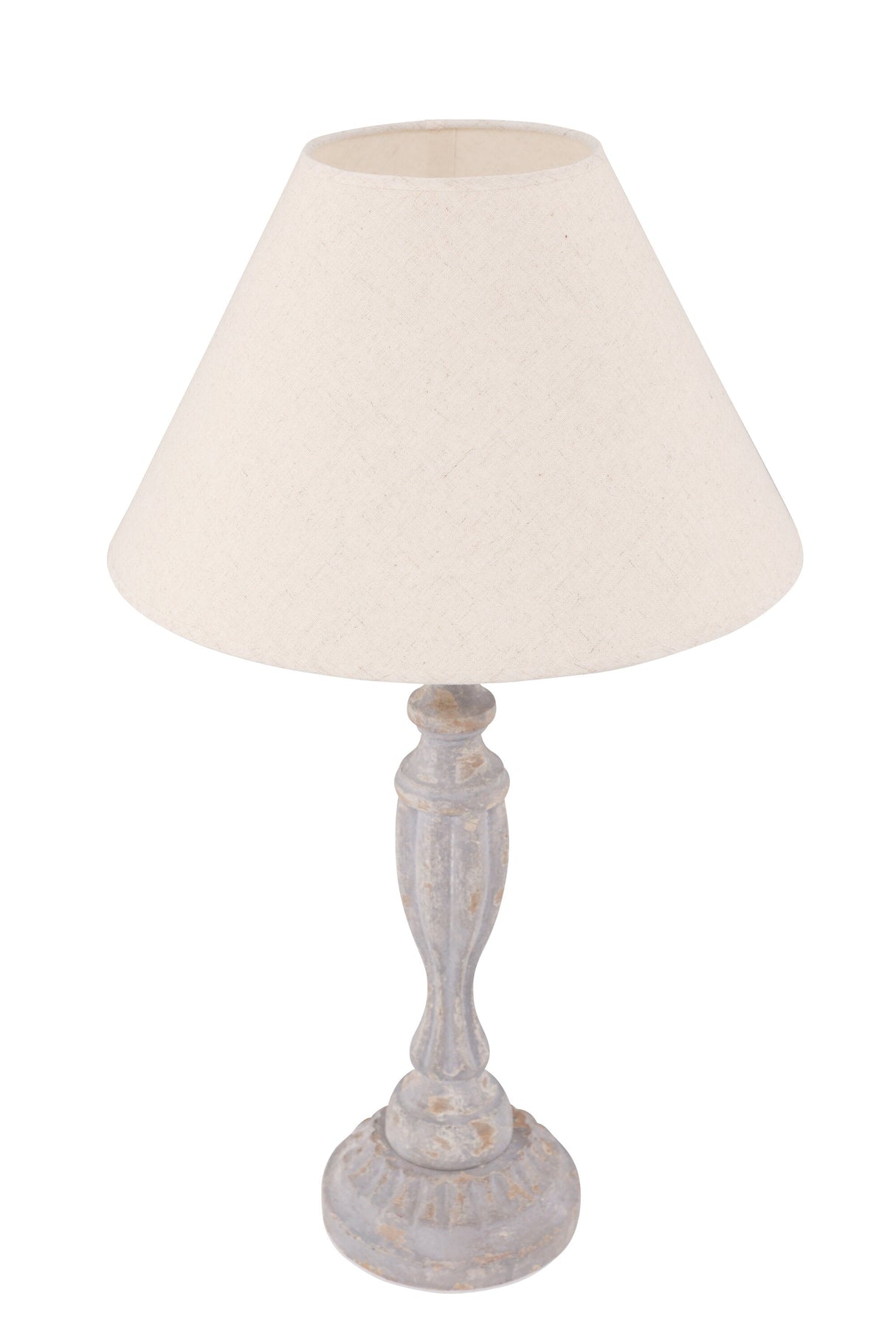 Caen Tischlampe - beige/Holz - Tischlampen - ALVAHOME