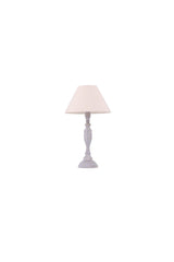 Caen Tischlampe - beige/Holz - Tischlampen - ALVAHOME