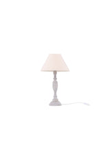 Caen Tischlampe - beige/Holz - Tischlampen - ALVAHOME