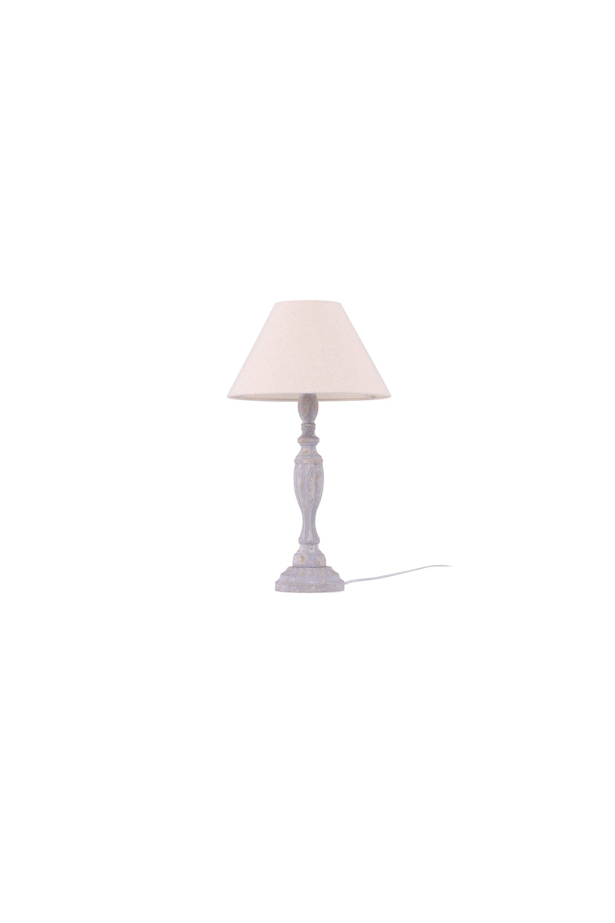 Caen Tischlampe - beige/Holz - Tischlampen - ALVAHOME