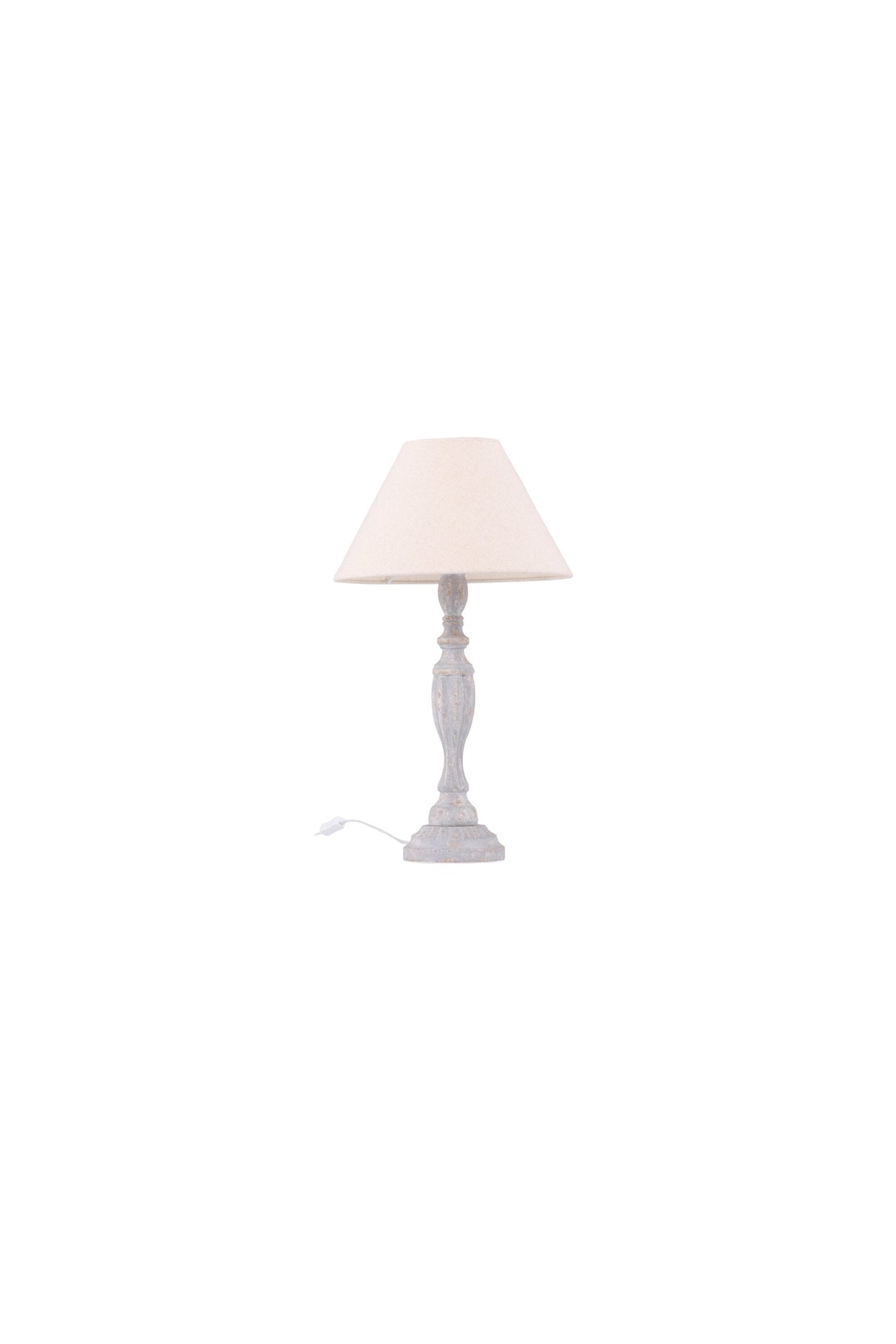 Caen Tischlampe - beige/Holz - Tischlampen - ALVAHOME