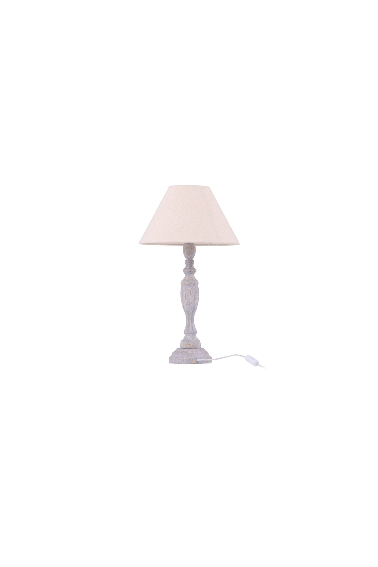 Caen Tischlampe - beige/Holz - Tischlampen - ALVAHOME