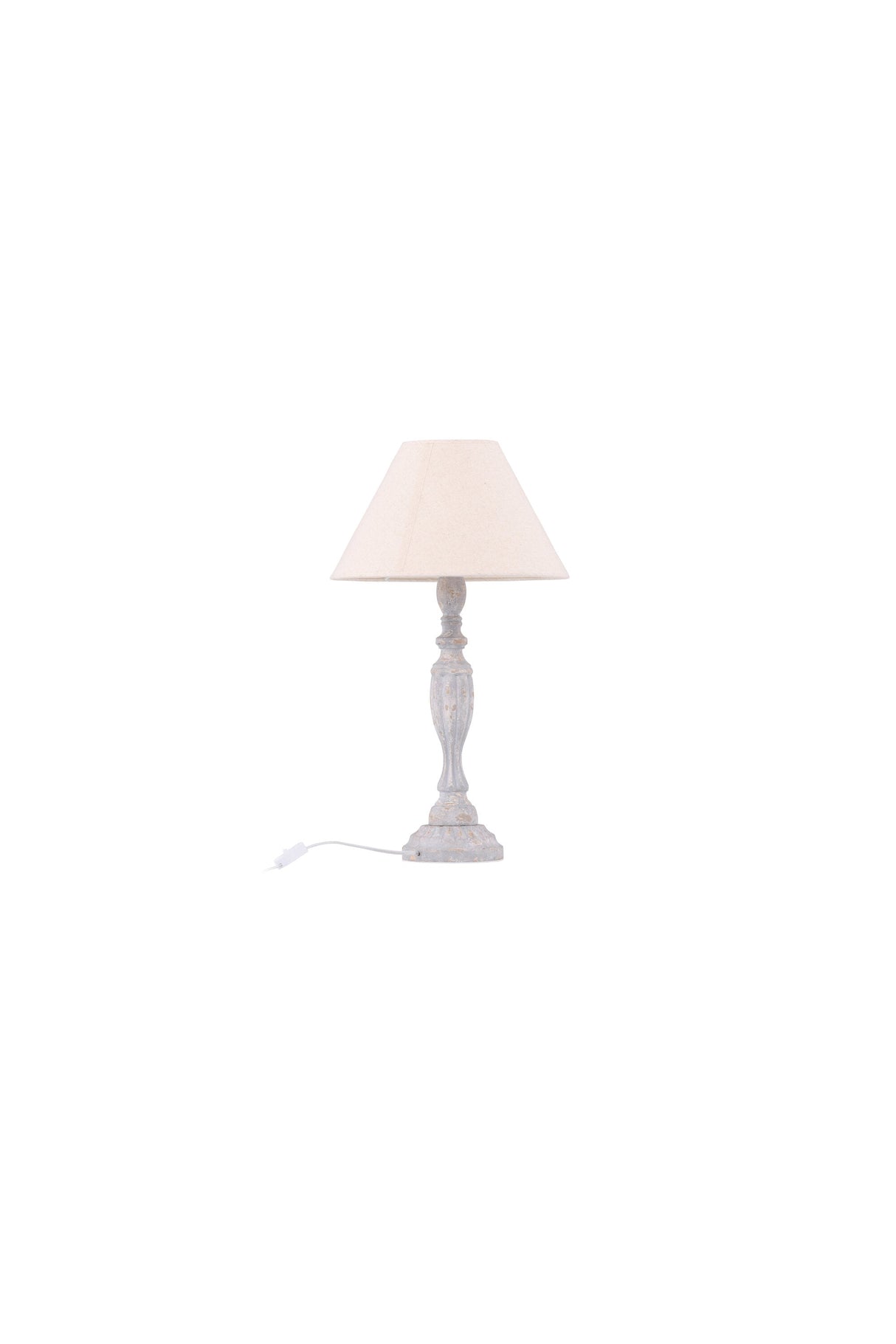 Caen Tischlampe - beige/Holz - Tischlampen - ALVAHOME