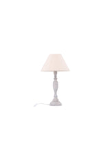 Caen Tischlampe - beige/Holz - Tischlampen - ALVAHOME