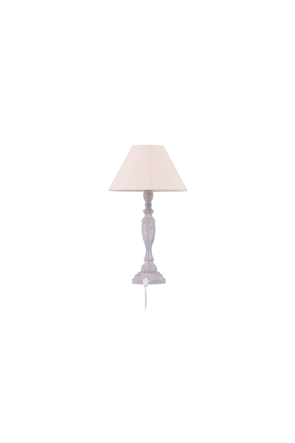 Caen Tischlampe - beige/Holz - Tischlampen - ALVAHOME