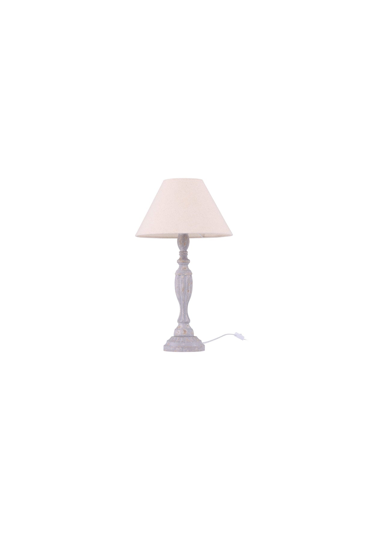 Caen Tischlampe - beige/Holz - Tischlampen - ALVAHOME