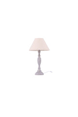 Caen Tischlampe - beige/Holz - Tischlampen - ALVAHOME