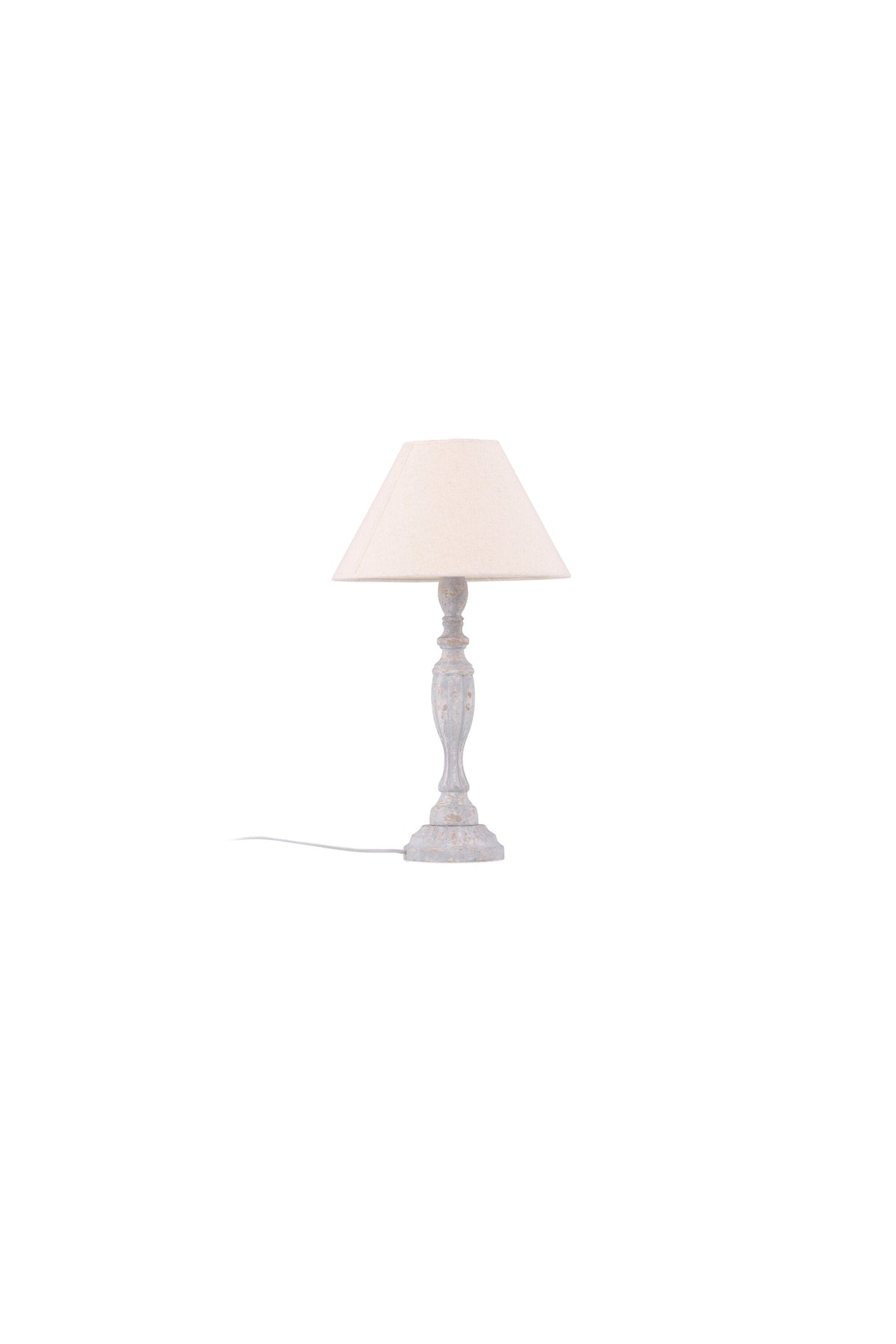 Caen Tischlampe - beige/Holz - Tischlampen - ALVAHOME