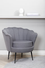 Calais Sessel - grau/Polyester - Sessel - ALVAHOME
