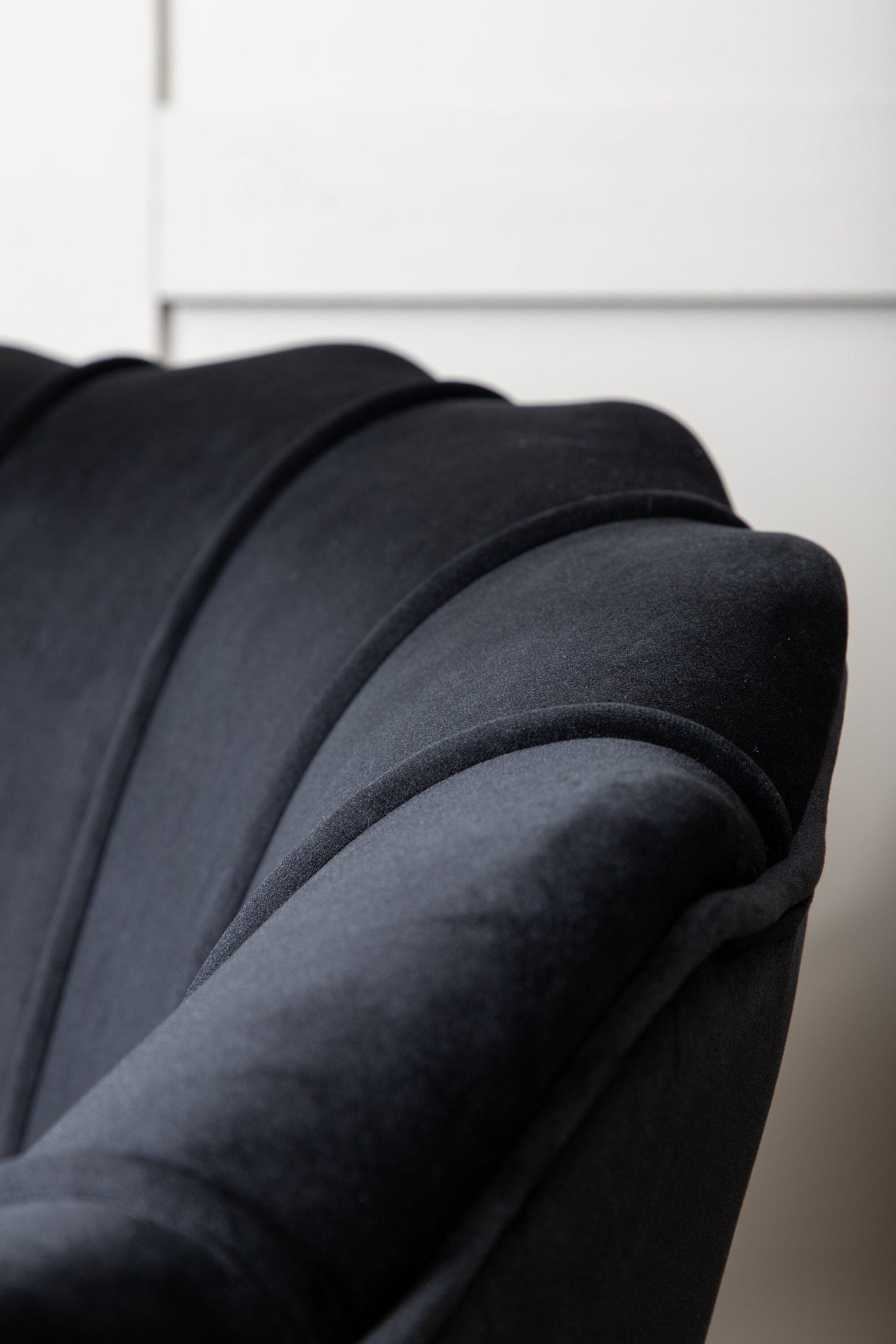 Calais Sessel - schwarz/Polyester - Samt - Sessel - ALVAHOME