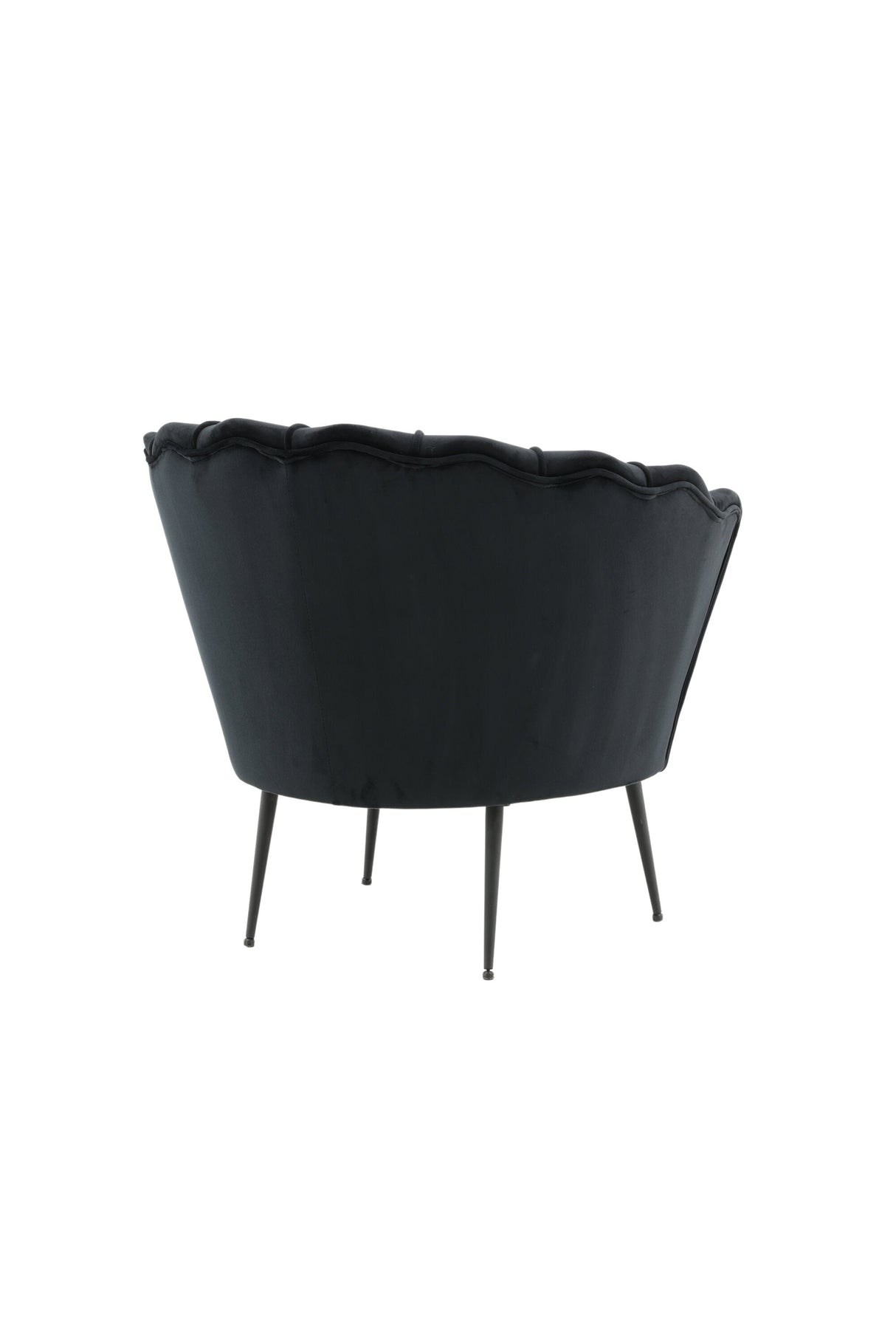 Calais Sessel - schwarz/Polyester - Samt - Sessel - ALVAHOME